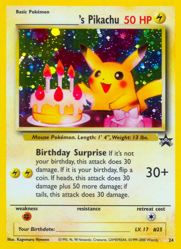 _____'s Pikachu from Wizards Black Star Promos