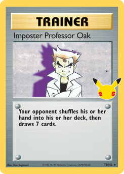 Imposter Professor Oak from Celebrations: Classic Collection