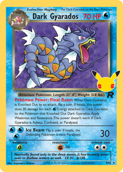 Dark Gyarados from Celebrations: Classic Collection