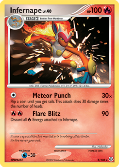 Infernape from Diamond & Pearl