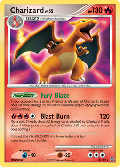 Charizard from Secret Wonders