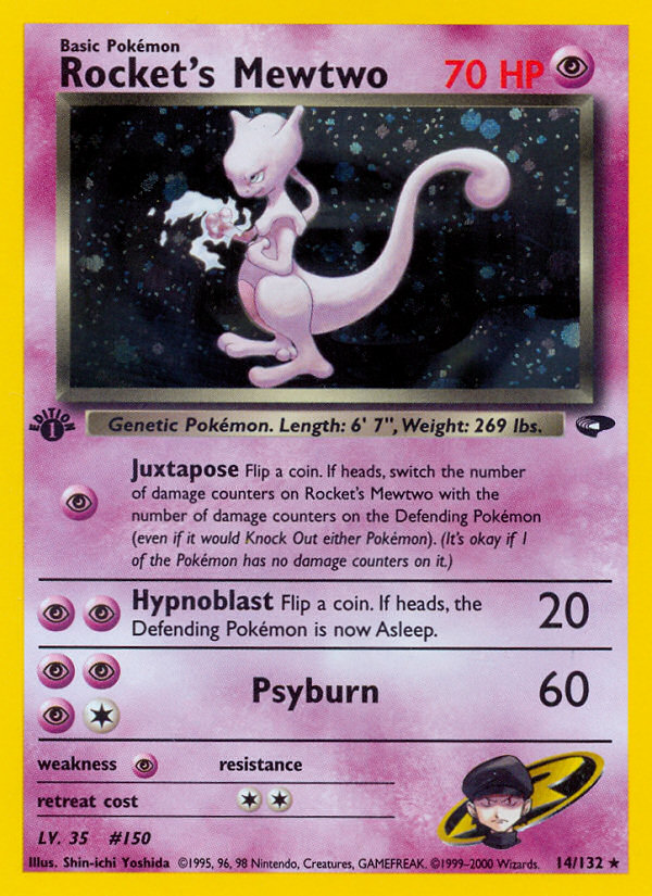 Rocket's Mewtwo from Gym Challenge