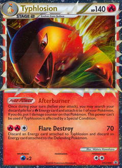 Typhlosion from HGSS Black Star Promos