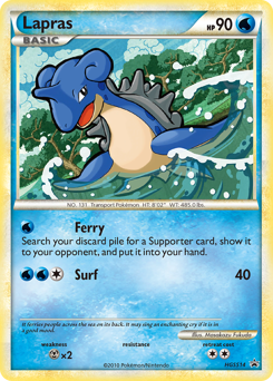 Lapras from HGSS Black Star Promos