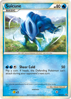 Suicune from HGSS Black Star Promos