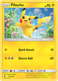Pikachu from Hidden Fates
