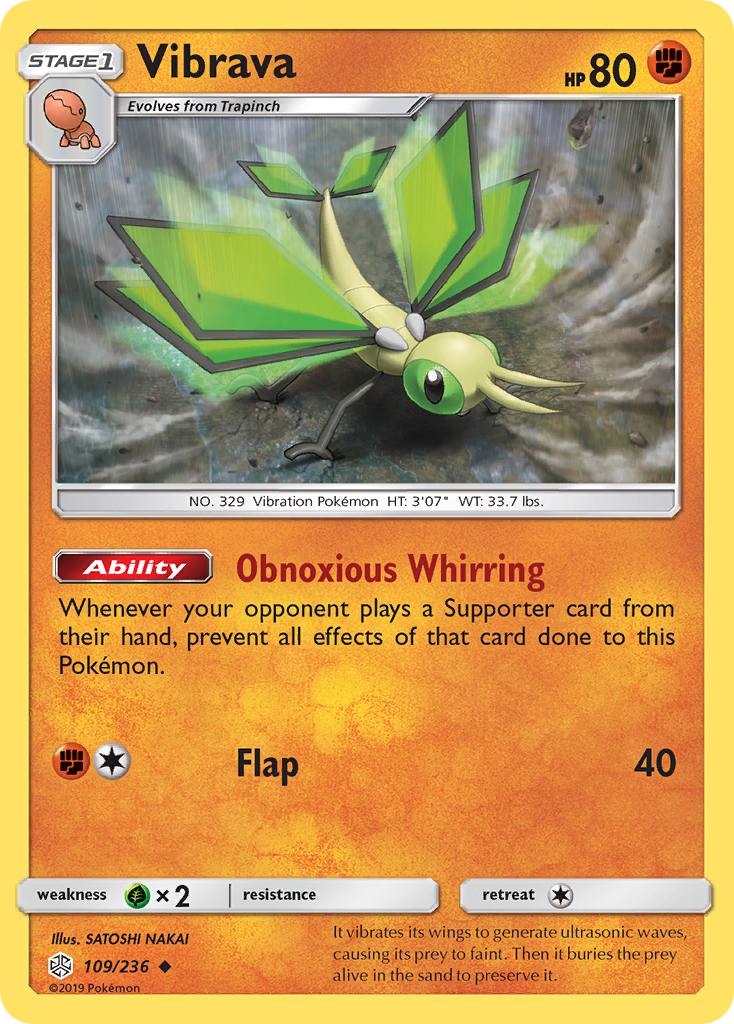 Vibrava from Cosmic Eclipse