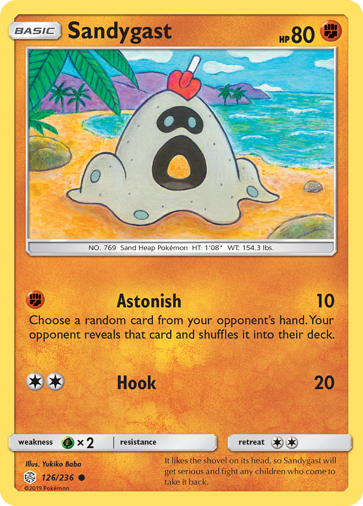 Sandygast from Cosmic Eclipse