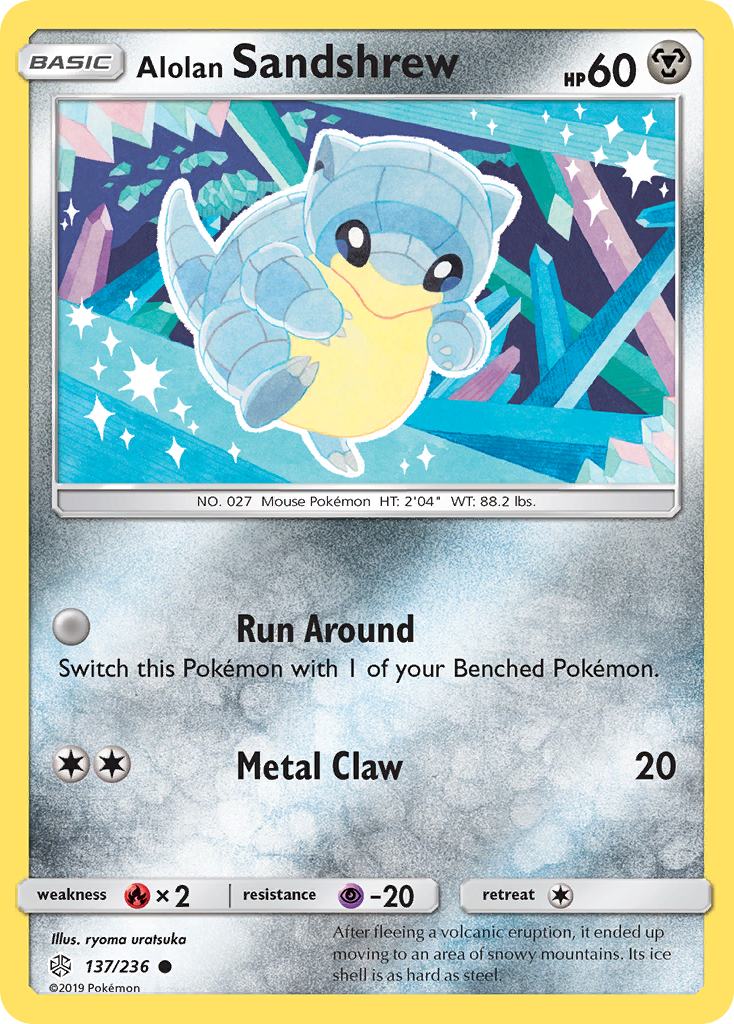 Alolan Sandshrew from Cosmic Eclipse