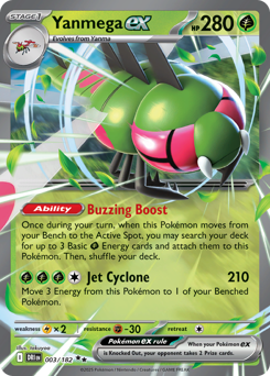 Yanmega ex from Destined Rivals