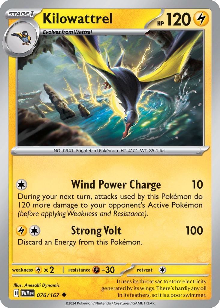 Kilowattrel from Twilight Masquerade