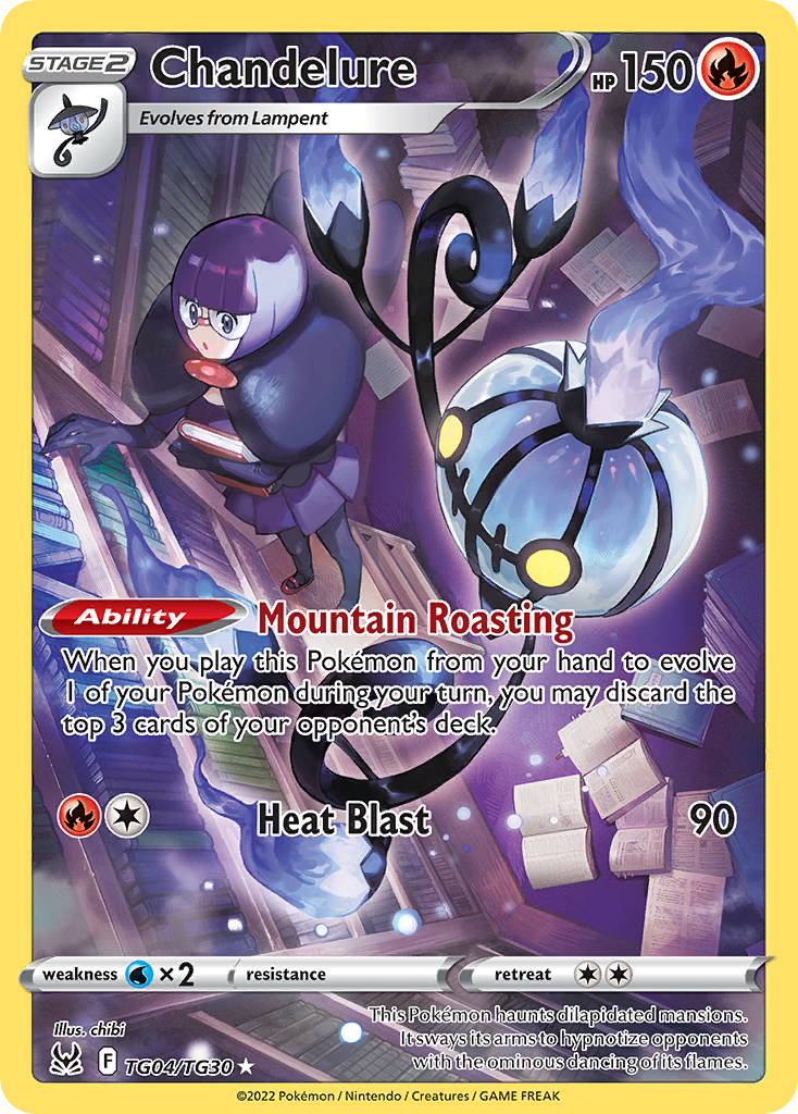 Chandelure from Lost Origin Trainer Gallery