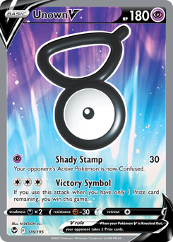 Unown V from Silver Tempest