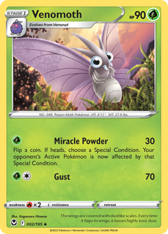 Venomoth from Silver Tempest