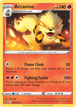 Arcanine from Silver Tempest