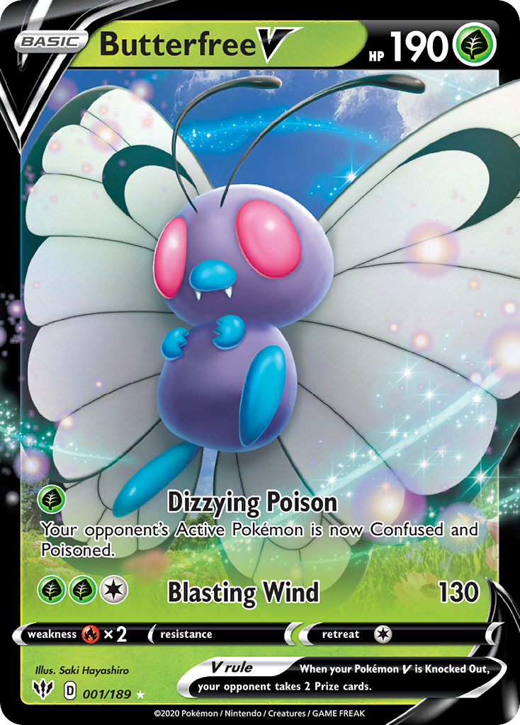 Butterfree V from Darkness Ablaze
