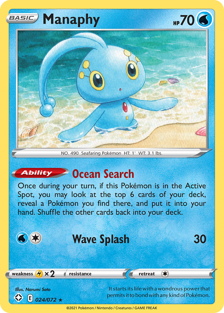 Manaphy from Shining Fates