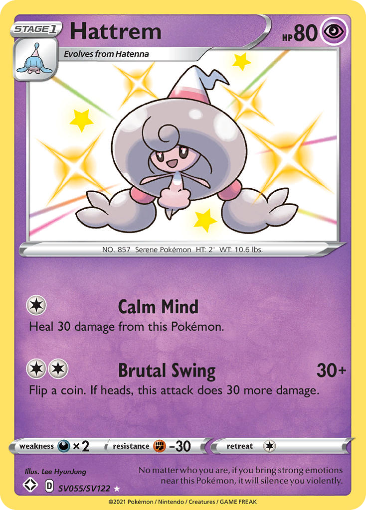 Hattrem from Shining Fates Shiny Vault