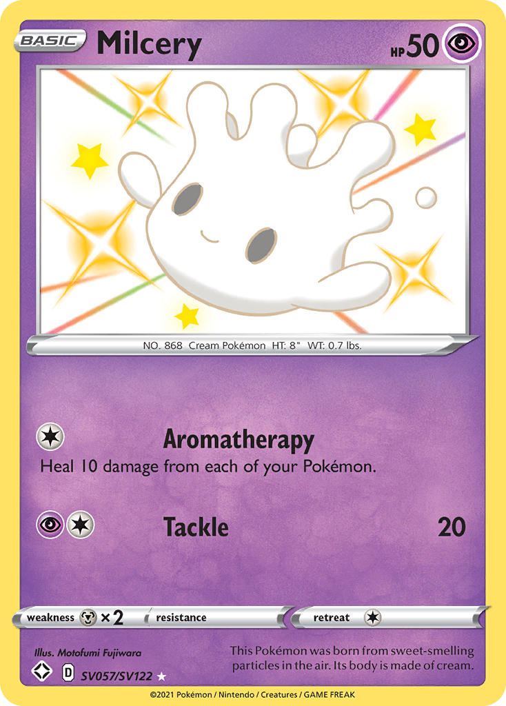 Milcery from Shining Fates Shiny Vault