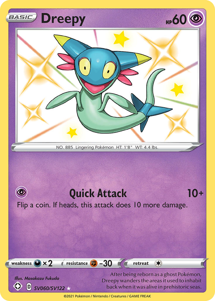 Dreepy from Shining Fates Shiny Vault