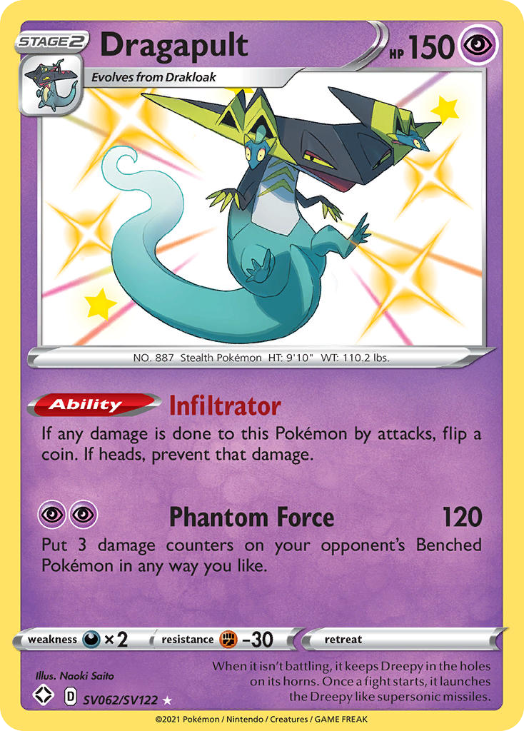 Dragapult from Shining Fates Shiny Vault