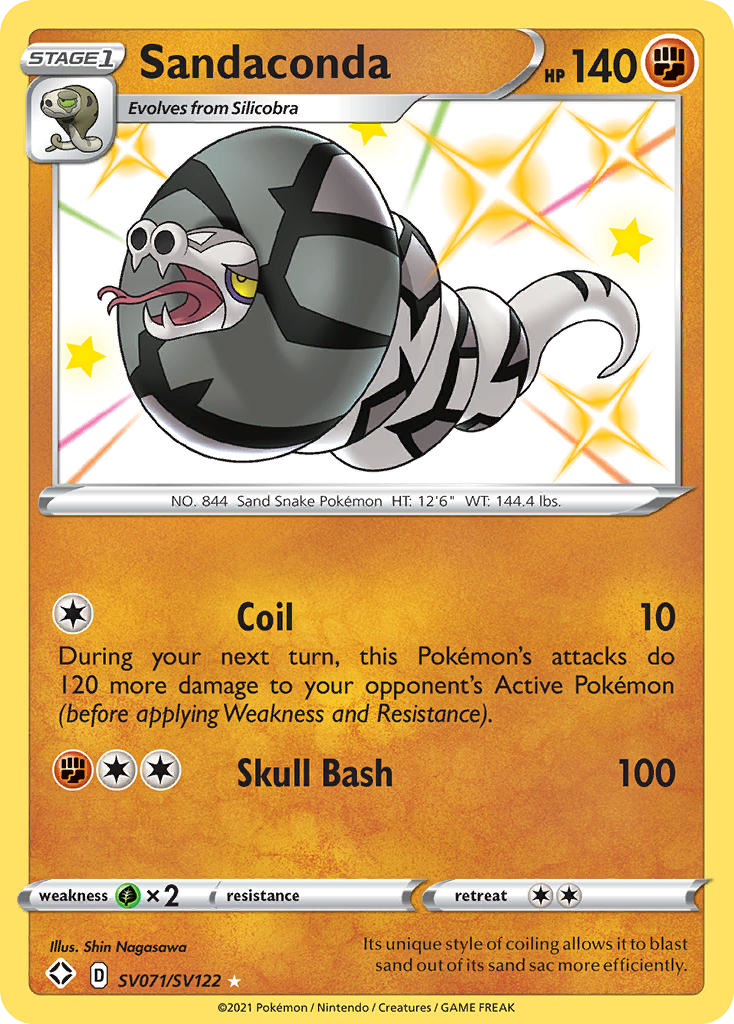 Sandaconda from Shining Fates Shiny Vault