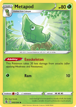 Metapod from Fusion Strike
