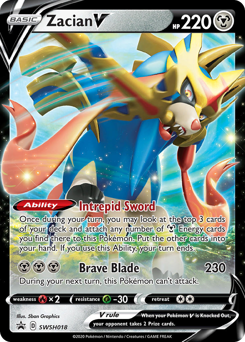 Zacian V from SWSH Black Star Promos