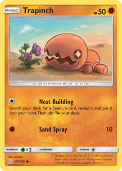 Trapinch from Cosmic Eclipse