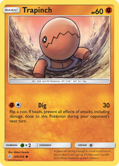 Trapinch from Cosmic Eclipse