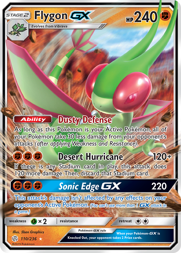 Flygon-GX from Cosmic Eclipse