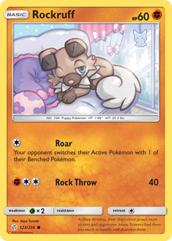 Rockruff from Cosmic Eclipse