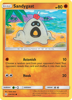 Sandygast from Cosmic Eclipse