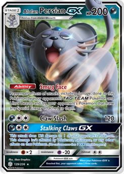 Alolan Persian-GX from Cosmic Eclipse