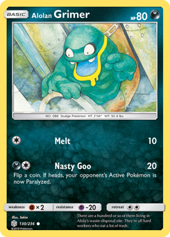 Alolan Grimer from Cosmic Eclipse