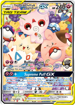 Togepi & Cleffa & Igglybuff-GX from Cosmic Eclipse