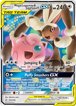 Mega Lopunny & Jigglypuff-GX from Cosmic Eclipse