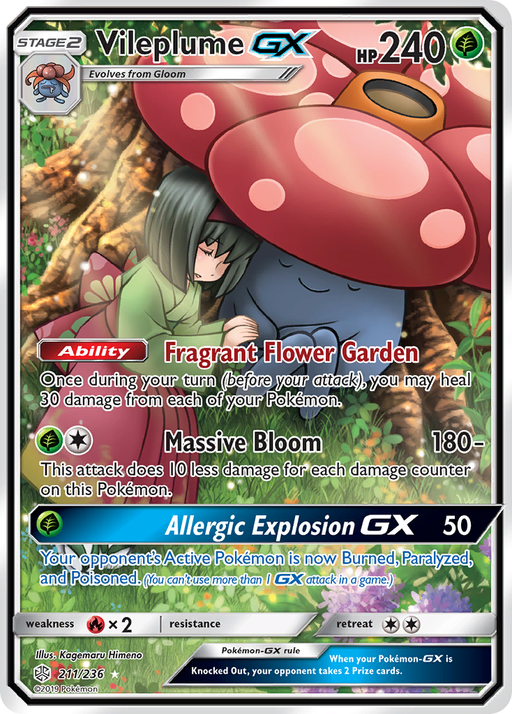 Vileplume-GX from Cosmic Eclipse