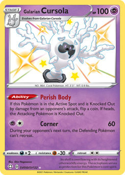 Galarian Cursola from Shining Fates Shiny Vault