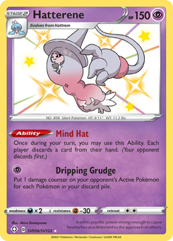 Hatterene from Shining Fates Shiny Vault
