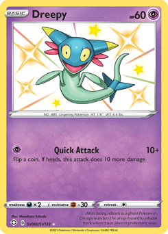 Dreepy from Shining Fates Shiny Vault