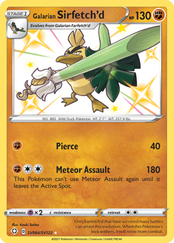 Galarian Sirfetch'd from Shining Fates Shiny Vault