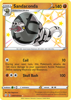 Sandaconda from Shining Fates Shiny Vault